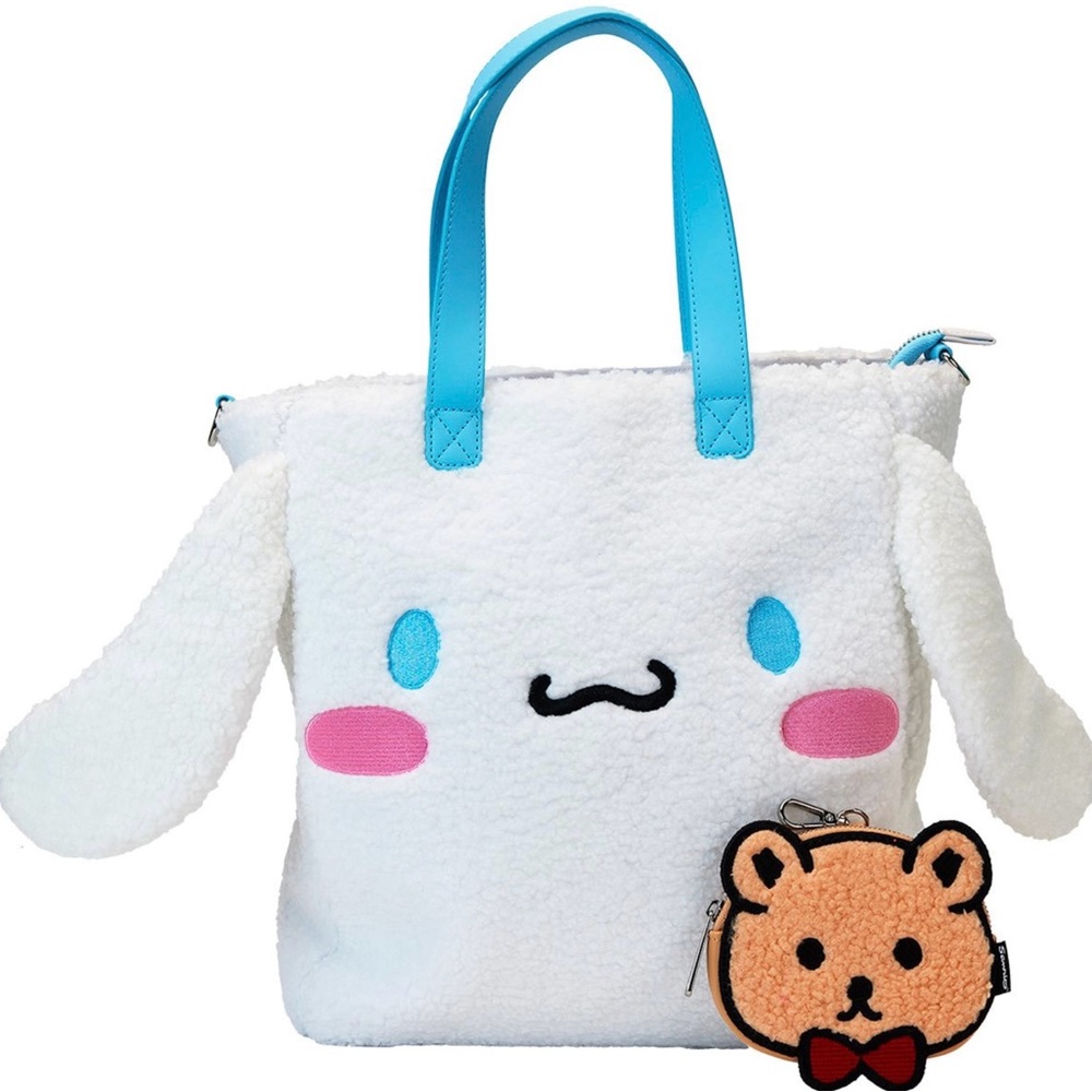 NWT Sanrio Cinnamonroll Sherpa Tote